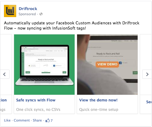 Carousel ads showcasing benefits of product Carousel ads showcasing benefits of product